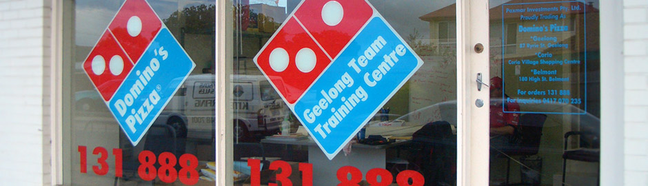Dominos Pizza shop front